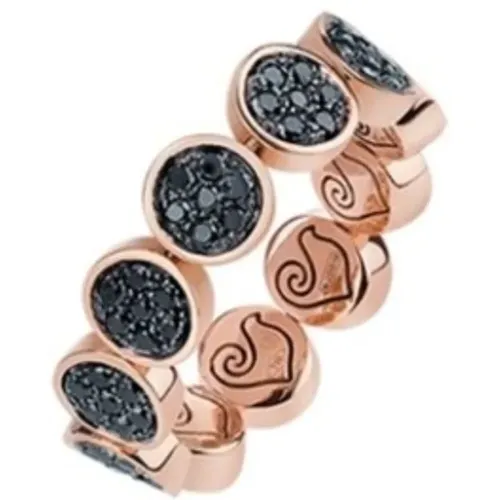 Rose Gold Diamond Ring , female, Sizes: 53 MM - Chantecler - Modalova