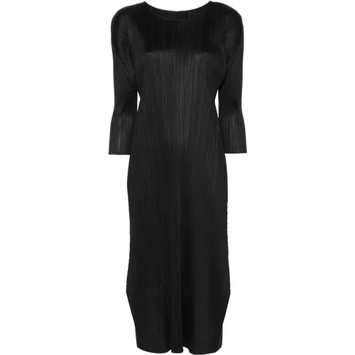 Elegantes Schwarzes Kleid für Frauen - Issey Miyake - Modalova