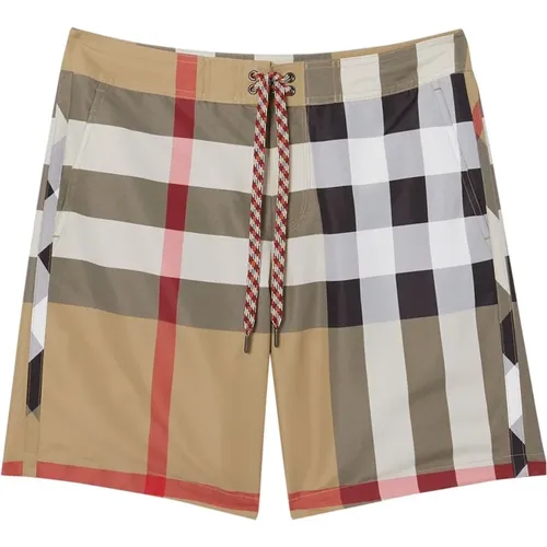 Exploded Check Badehose , Herren, Größe: XL - Burberry - Modalova