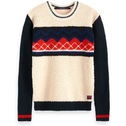 Plush Sweater, Stay Warm and Stylish , male, Sizes: XL - Scotch & Soda - Modalova