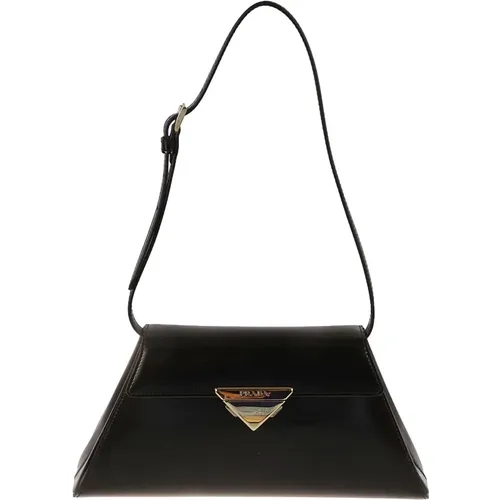 Stylish Leather Bag , female, Sizes: ONE SIZE - Prada - Modalova