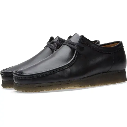Wallabee Leather Shoes , male, Sizes: 7 UK, 10 1/2 UK, 9 UK, 11 UK, 10 UK, 8 1/2 UK, 7 1/2 UK, 6 1/2 UK - Clarks - Modalova