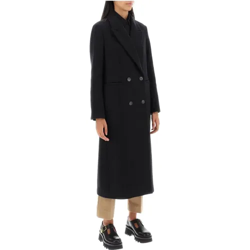 Cayenne Double-Breasted Wool Coat , female, Sizes: XS, M, S - IVY OAK - Modalova