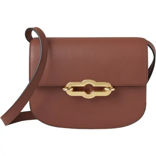 Luxuriöse Crossbody Satchel mit Pimlico Lock - Mulberry - Modalova