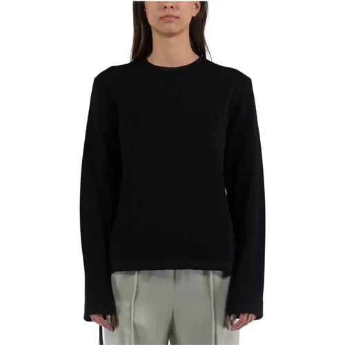 Cozy Wool Blend Sweatshirt , female, Sizes: M, S, L - Jil Sander - Modalova