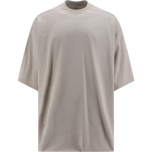 Oversize T-Shirt aus Bio-Baumwolle , Herren, Größe: ONE Size - Rick Owens - Modalova