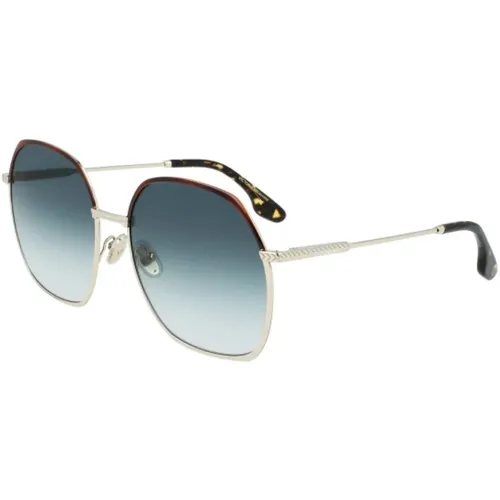 Goldene Damen Sonnenbrille - Victoria Beckham - Modalova