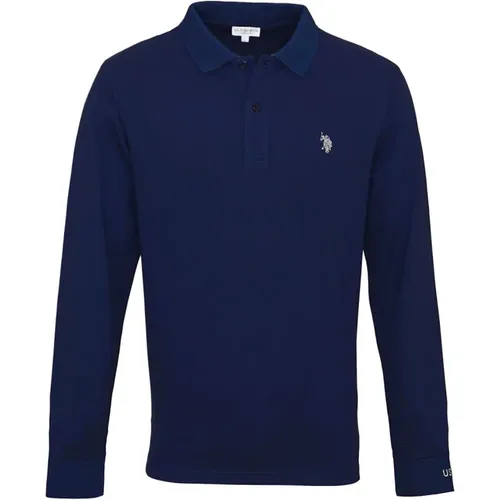 Langarm Polo Shirt mit Polokragen - U.S. Polo Assn. - Modalova