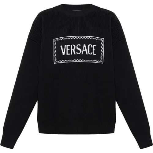 Wollpullover , Damen, Größe: S - Versace - Modalova