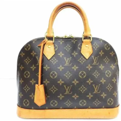 Gently Used Coated Canvas Handbag , female, Sizes: ONE SIZE - Louis Vuitton Vintage - Modalova