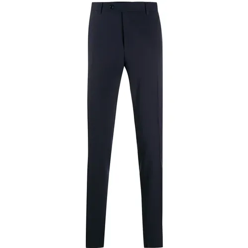 Marineblaue Slim-Fit Hose aus Wollmischung , Herren, Größe: 4XL - Canali - Modalova