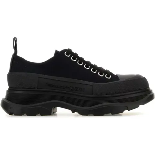 Canvas Tread Slick Sneakers - alexander mcqueen - Modalova