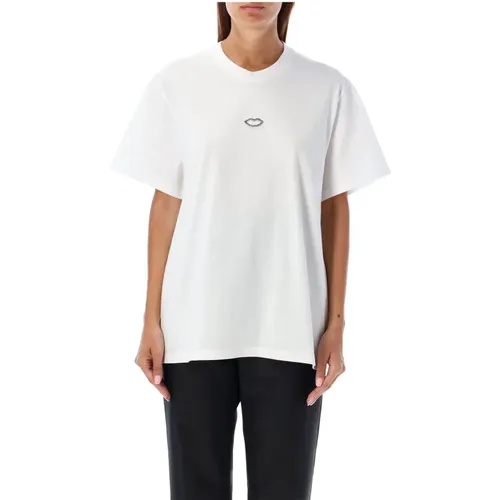 Crystal Lips T-Shirt Pure , female, Sizes: M - Stella Mccartney - Modalova