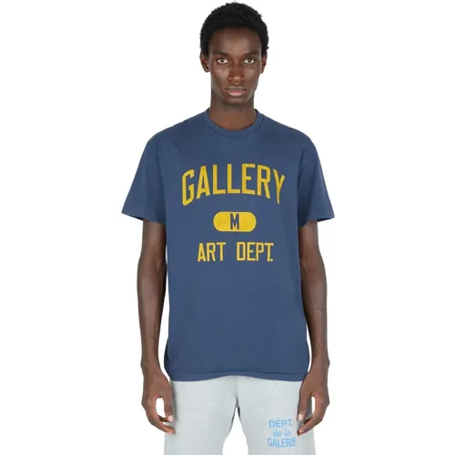 Logo Print T-Shirt , Herren, Größe: M - Gallery Dept. - Modalova