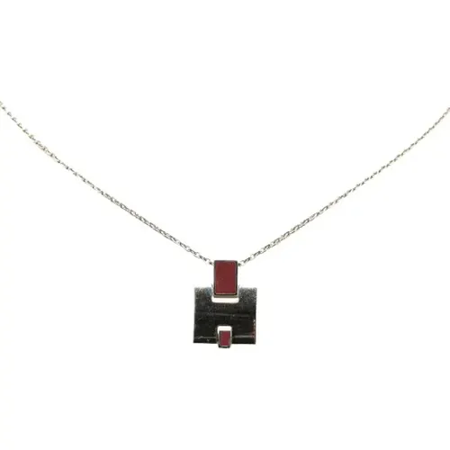 Pre-owned Metal necklaces , female, Sizes: ONE SIZE - Hermès Vintage - Modalova