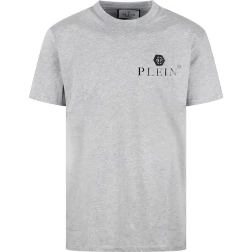 Logo Print Cotton T-Shirt , male, Sizes: M - Philipp Plein - Modalova
