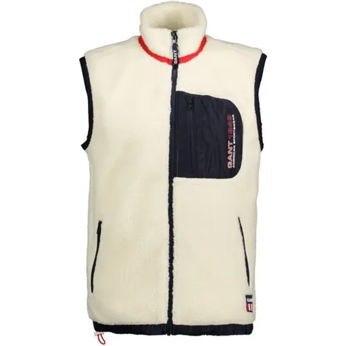 Stylish Fleece Vest for Men , male, Sizes: XL, L - Gant - Modalova