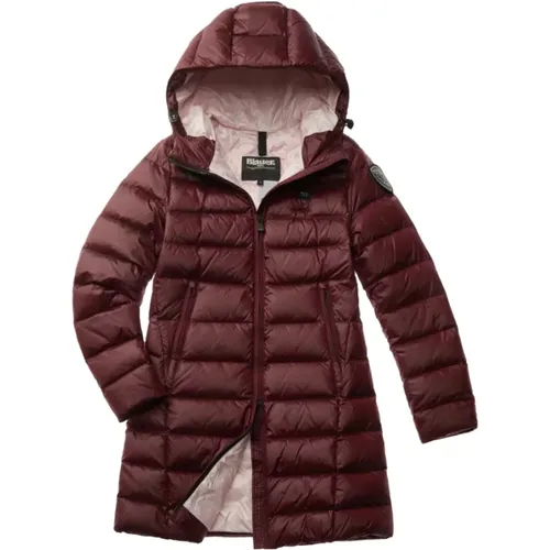 Agnes Coat , female, Sizes: L, S, M - Blauer - Modalova