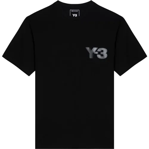 Kurzarm Rundhals T-Shirt Y-3 - Y-3 - Modalova