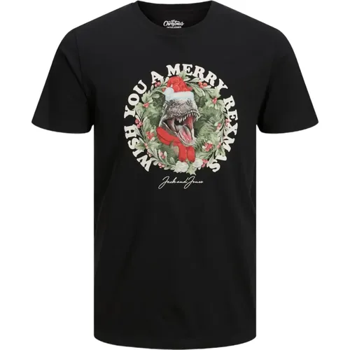 T-Shirts , Herren, Größe: S/M - jack & jones - Modalova