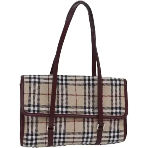 Pre-owned Canvas Handtaschen , Damen, Größe: ONE Size - Burberry Vintage - Modalova