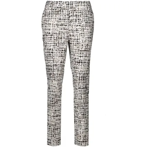 Vielseitige Elegante Pantalon mit All-Over Muster , Damen, Größe: L - Joseph Ribkoff - Modalova