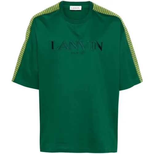 Oversize Bottle T-Shirt , male, Sizes: L - Lanvin - Modalova