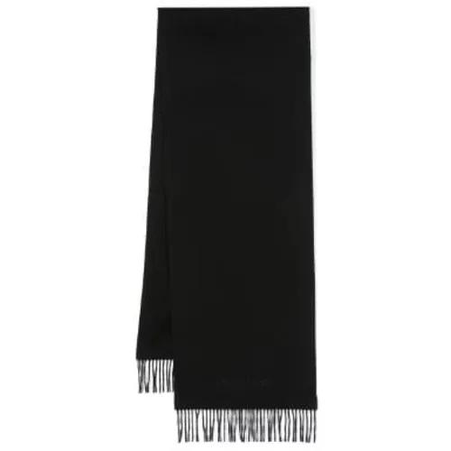 Embroidered Logo Scarf , female, Sizes: ONE SIZE - Saint Laurent - Modalova