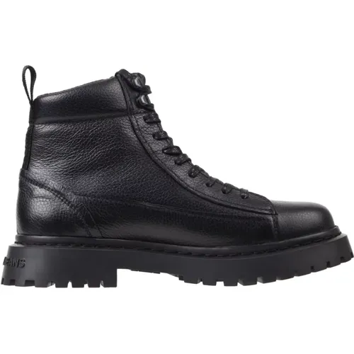 Schwarze warm gefütterte Stiefeletten , Herren, Größe: 43 EU - Tommy Jeans - Modalova