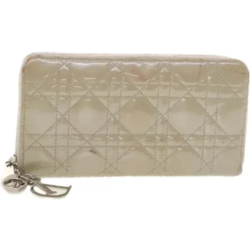 Pre-owned Leather Wallet , female, Sizes: ONE SIZE - Dior Vintage - Modalova