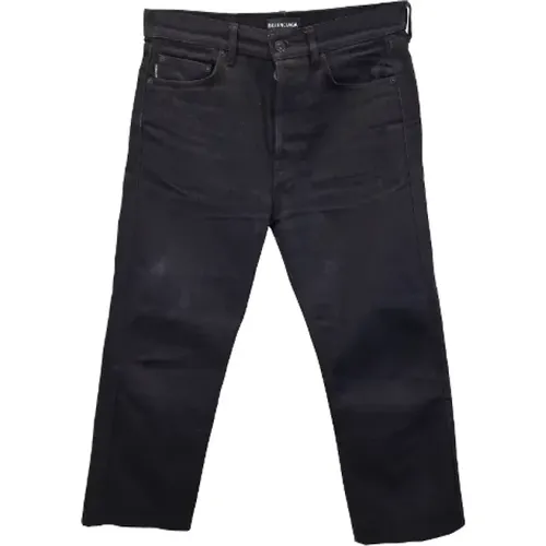 Pre-owned Cotton jeans , female, Sizes: L - Balenciaga Vintage - Modalova