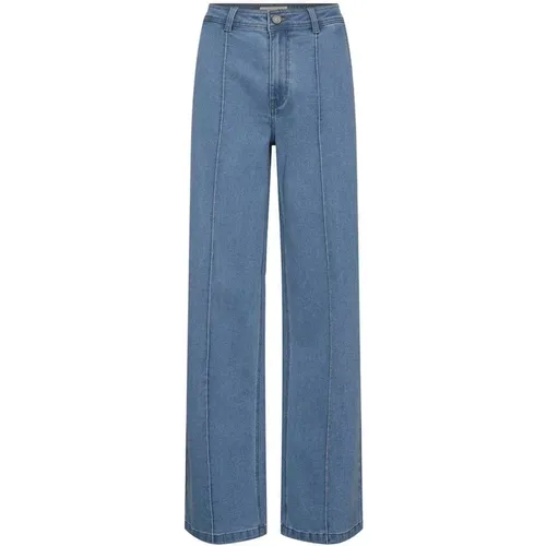 Light Blue Denim Wide Leg Jeans , female, Sizes: S, M, L, XS - Sofie Schnoor - Modalova