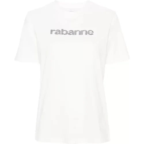 Stylish T-shirts and Polos , female, Sizes: XS, S - Paco Rabanne - Modalova
