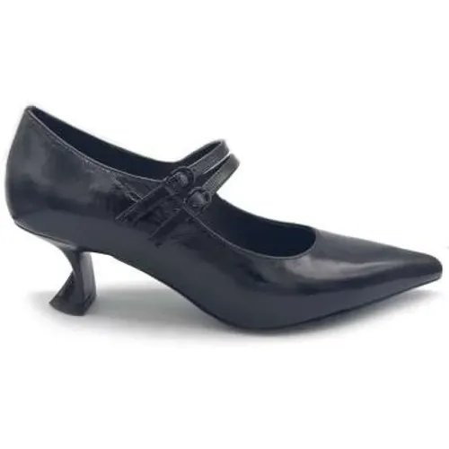 Schwarze Lackleder Schnallenschuhe - Jeannot - Modalova