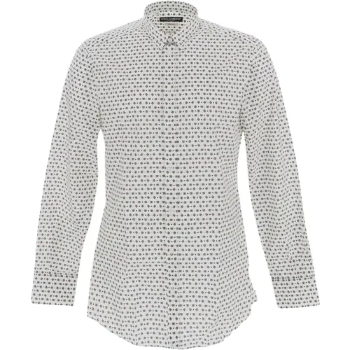 Logo Motiv Shirt , Herren, Größe: 2XL - Dolce & Gabbana - Modalova