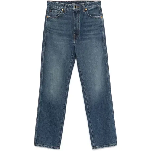 Klare Blaue Denim Jeans , Damen, Größe: W25 - Khaite - Modalova