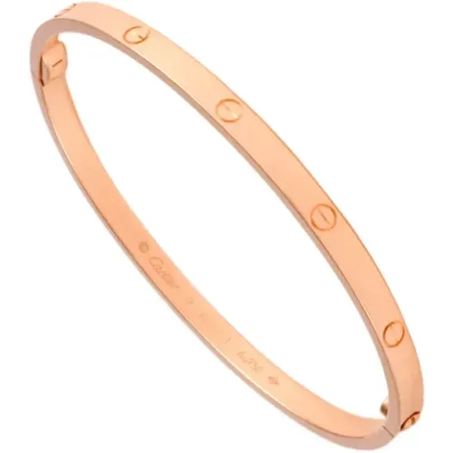 Pre-owned Rose Gold bracelets , female, Sizes: ONE SIZE - Cartier Vintage - Modalova