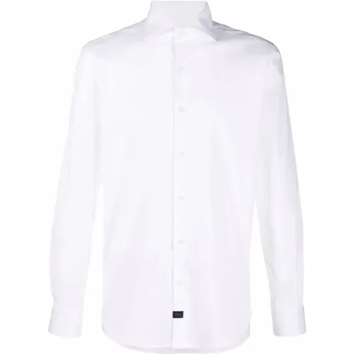 Fay , Shirt ,White male, Sizes: L - Fay - Modalova