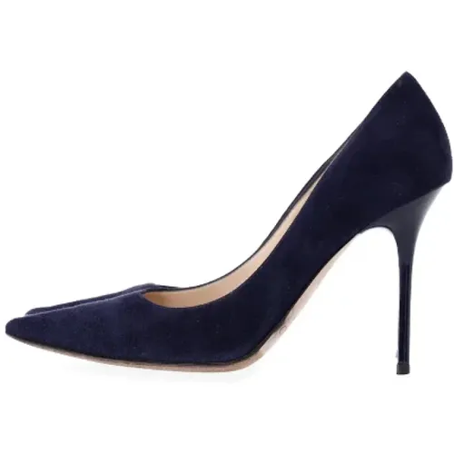 Pre-owned Suede heels , female, Sizes: 2 UK - Jimmy Choo Pre-owned - Modalova