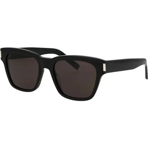Stylische Sonnenbrille SL 560,Delikate quadratische Cat-Eye Sonnenbrille SL 560 001 - Saint Laurent - Modalova