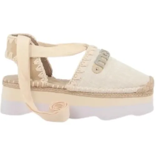 Espadrilles , female, Sizes: 5 UK, 7 UK - Mou - Modalova