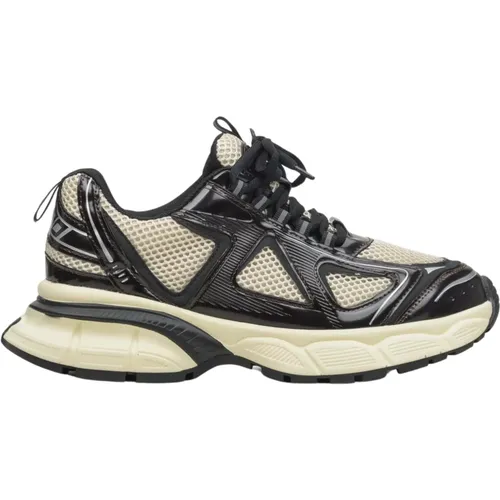 Damen Schwarze & Beige Sneakers mit einer Flexiblen Plattform ES 8 Er00114597 , Damen, Größe: 36 EU - Estro - Modalova