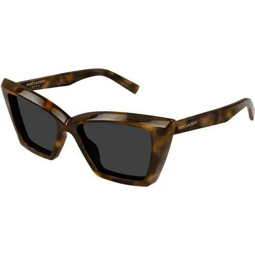 Havana Grey Sonnenbrille SL 657/F - Saint Laurent - Modalova