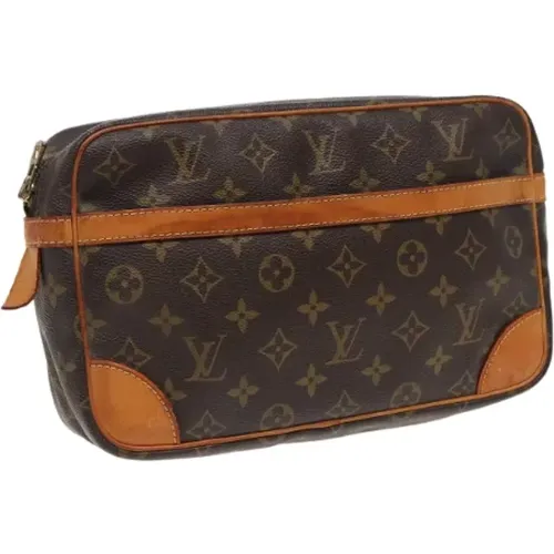 Pre-owned Canvas clutches , female, Sizes: ONE SIZE - Louis Vuitton Vintage - Modalova