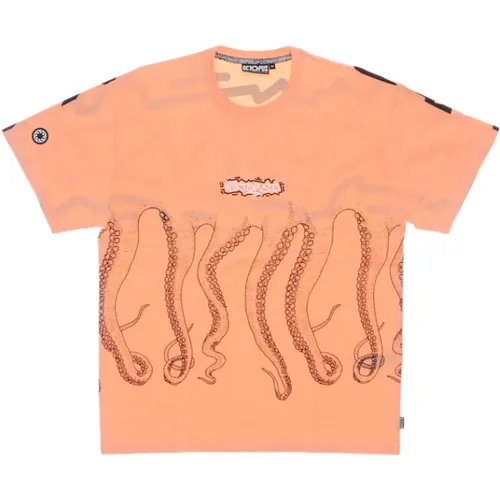 T-Shirt -Tag , Herren, Größe: XL - Octopus - Modalova