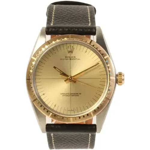 Pre-owned Metal watches , female, Sizes: ONE SIZE - Rolex Vintage - Modalova