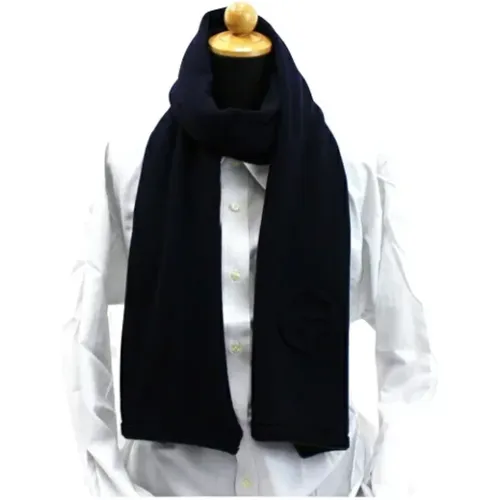 Pre-owned Wool scarves , female, Sizes: ONE SIZE - Armani Pre-owned - Modalova