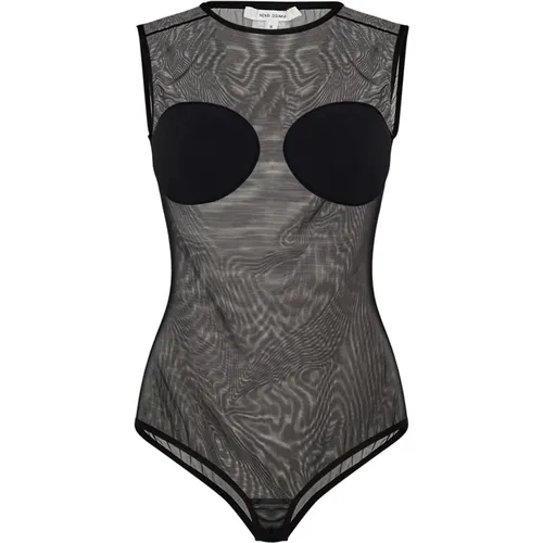 Schwarzer ärmelloser Bodysuit Chic Style - NENSI DOJAKA - Modalova