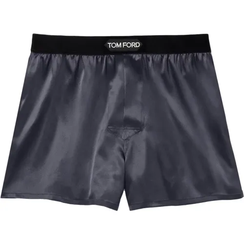 Mens Accessories Underwear Grey Aw23 , male, Sizes: L - Tom Ford - Modalova