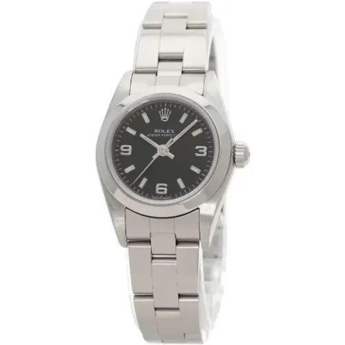 Pre-owned Stainless Steel watches , female, Sizes: ONE SIZE - Rolex Vintage - Modalova